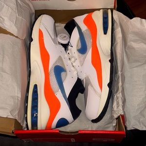 Nike Air Max 93 Nebula Blue Orange Men's Size 11.5 US New with Box